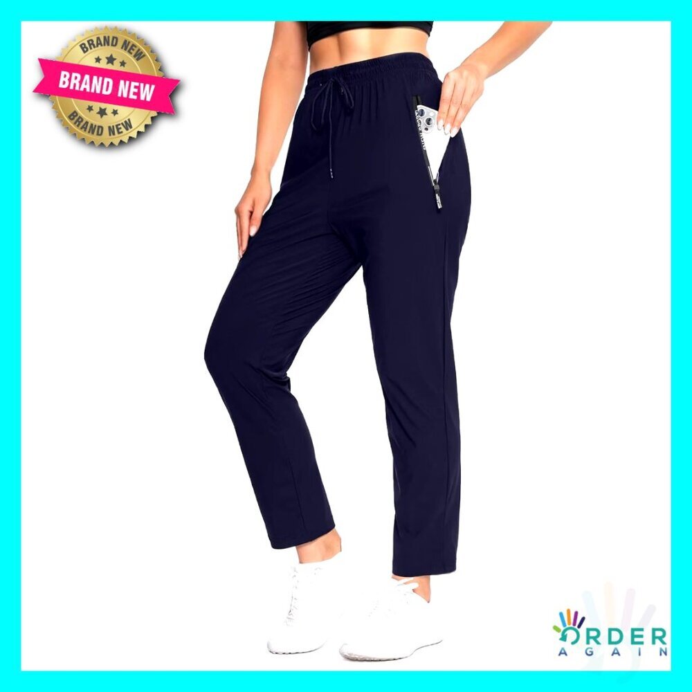 Stretch Active Cargo Pants Women's Hiking Travel Pants Comfortable Elastic Waist